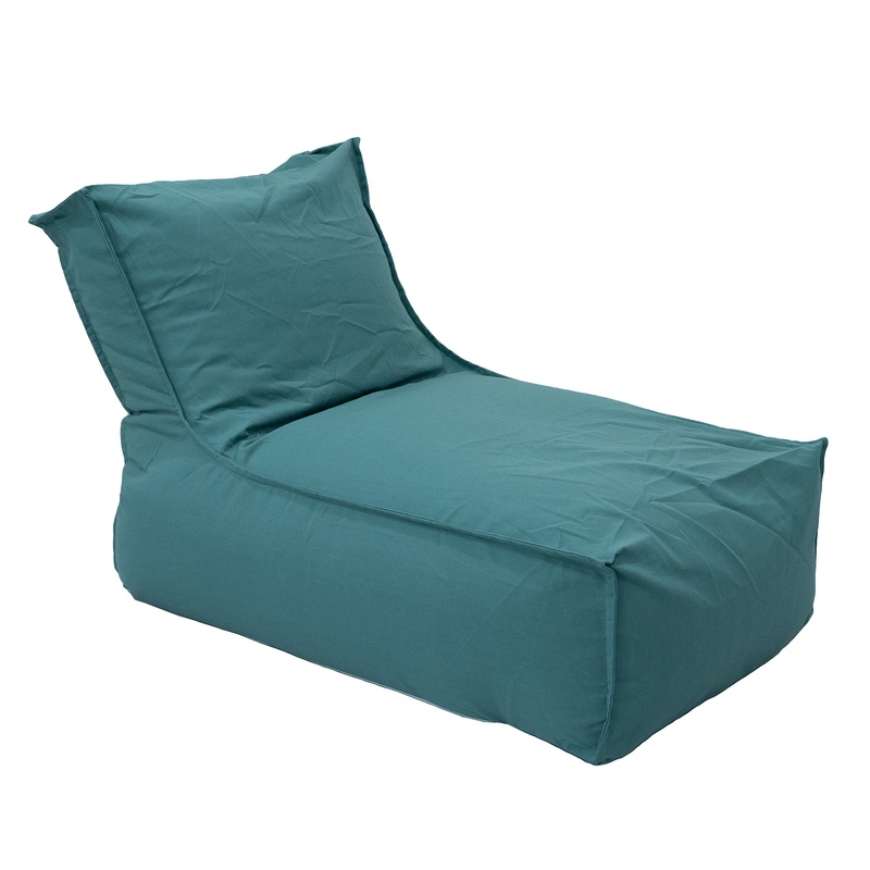 Mr Pouf Πουφ Blues Cuba Acrylic Πετρόλ 70x112x80/30 100% POLYESTER - WATER REPELLENT