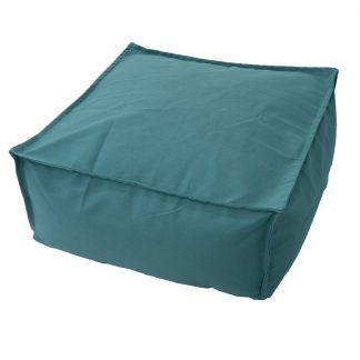 Mr Pouf Πουφ Loft Cuba Acrylic  Πετρόλ 70x70x30  100% POLYESTER - WATER REPELLENT