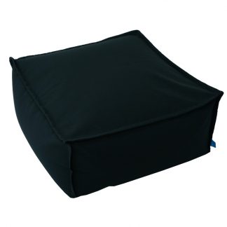 Mr Pouf Πουφ Loft Cuba Acrylic Μαύρο 70x70x30  100% POLYESTER - WATER REPELLENT