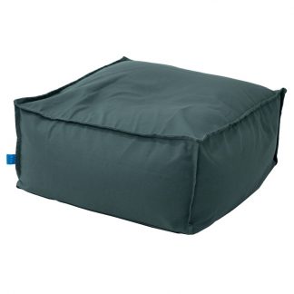 Mr Pouf Πουφ Loft Cuba Acrylic Ανθρακί 70x70x30   100% POLYESTER - WATER REPELLENT