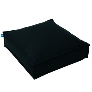 Mr Pouf Μαξιλάρι Δαπέδου Acrylic Μαύρο 60x60x15  100% POLYESTER - WATER REPELLENT