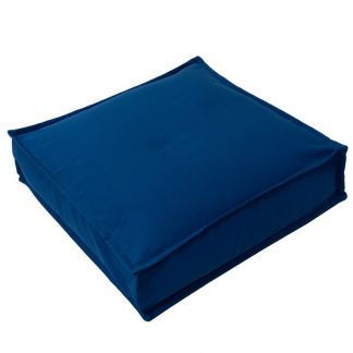 Mr Pouf Μαξιλάρι Δαπέδου Acrylic Μπλε 60x60x15  100% POLYESTER - WATER REPELLENT