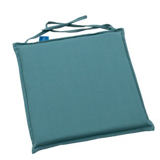 Mr Pouf Μαξιλάρι Καρέκλας - Κορδόνι Acrylic Πετρόλ  40x40x4  100% POLYESTER - WATER REPELLENT