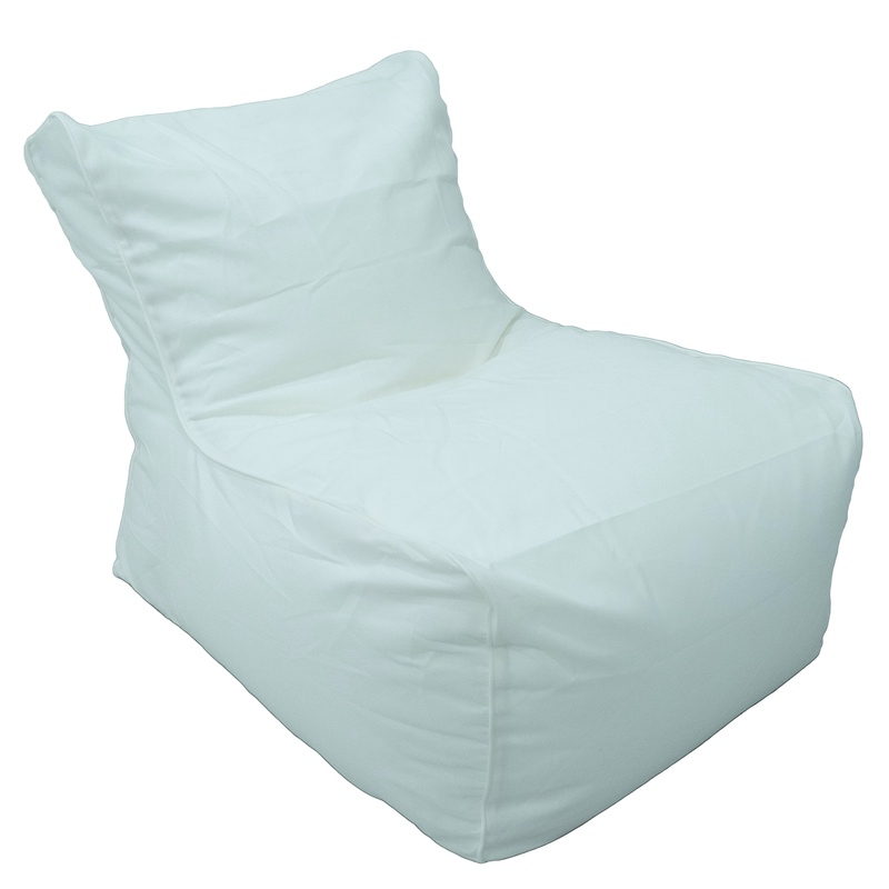 Mr Pouf Πουφ Ήρα Acrylic Λευκό 65x89x72/44 100% POLYESTER - WATER REPELLENT