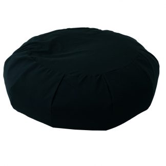 Mr Pouf Πουφ Οντας Acrylic Μαύρο Φ.80 Χ 55  100% POLYESTER - WATER REPELLENT