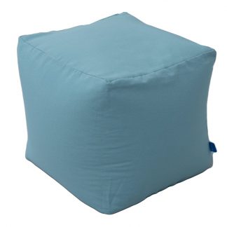 Mr Pouf Πουφ Cube Loneta Μέντα 0,45 X 0,45 X 0,45  30% COTTON - 70% POLYESTER