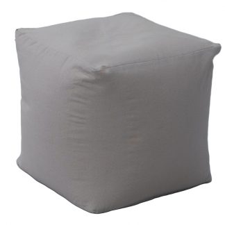 Mr Pouf Πουφ Cube Loneta Sand 0,45 X 0,45 X 0,45  30% COTTON - 70% POLYESTER