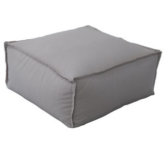 Mr Pouf Πουφ Loft Cuba Loneta Sand 70x70x30  30% COTTON - 70% POLYESTER