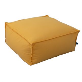 Mr Pouf Πουφ Loft Cuba Loneta Κίτρινο 70x70x30  30% COTTON - 70% POLYESTER