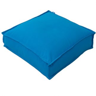 Mr Pouf Μαξιλάρι Δαπέδου Loneta Τυρκουάζ 60x60x15  30% COTTON - 70% POLYESTER