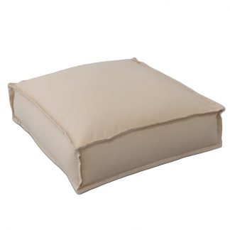 Mr Pouf Μαξιλάρι Δαπέδου Loneta Μπεζ  60x60x15 30% COTTON - 70% POLYESTER