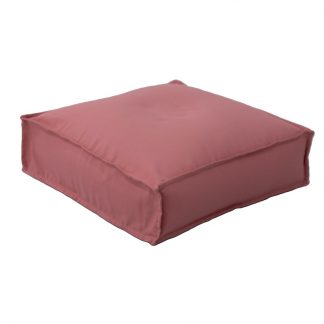 Mr Pouf Μαξιλάρι Δαπέδου Loneta Ροδί 60x60x15  30% COTTON - 70% POLYESTER
