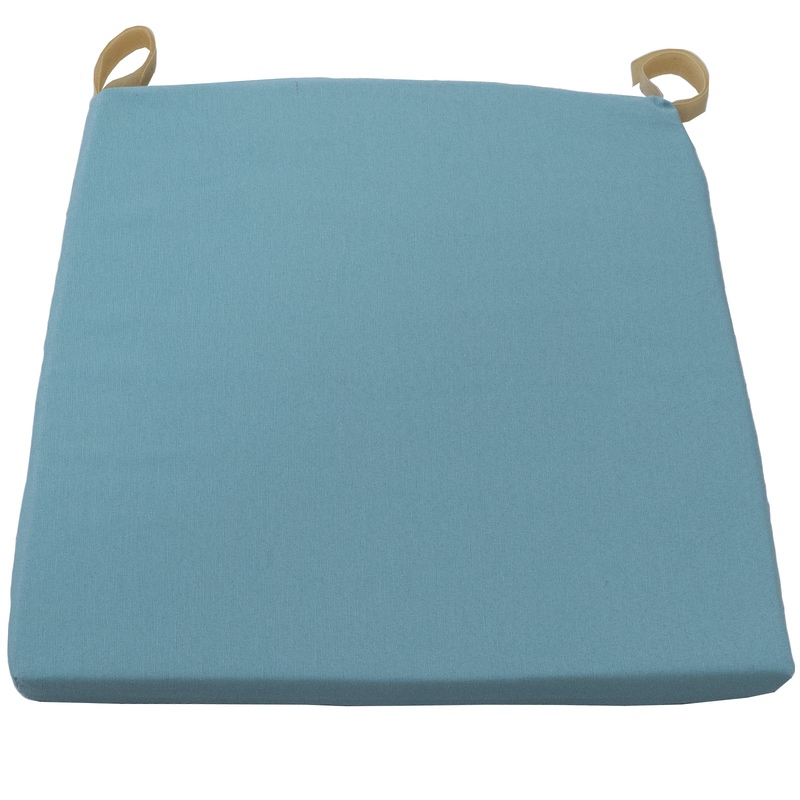Mr Pouf Μαξιλάρι Καρέκλας - Velcro Loneta Μέντα 40x40x4 30% COTTON - 70% POLYESTER