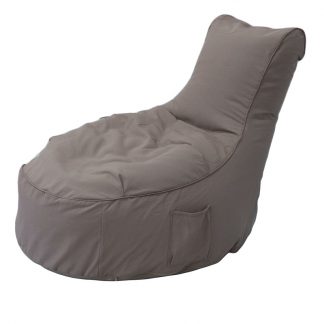 Mr Pouf Πουφ Swing Scuba Loneta Καφέ  77x110x96x36  30% COTTON - 70% POLYESTER