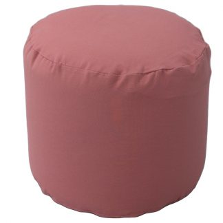 Mr Pouf Πουφ Tube Loneta Ροδί Φ.45 Χ 0,40  30% COTTON - 70% POLYESTER