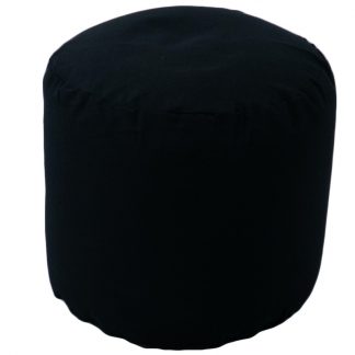 Mr Pouf Πουφ Tube Loneta Μαύρο Φ.45 Χ 0,40  30% COTTON - 70% POLYESTER