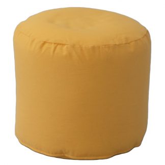 Mr Pouf Πουφ Tube Loneta Κίτρινο Φ.45 Χ 0,40  30% COTTON - 70% POLYESTER