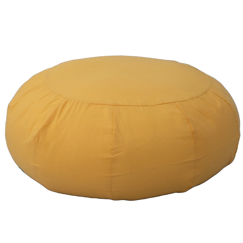 Mr Pouf Πουφ Οντας Loneta Κίτρινο Φ.80 Χ 55 30% COTTON - 70% POLYESTER