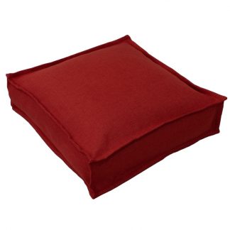 Mr Pouf Μαξιλάρι Δαπέδου Ferari Κόκκινο 60x60x15  100% POLYESTER - WATER REPELLENT