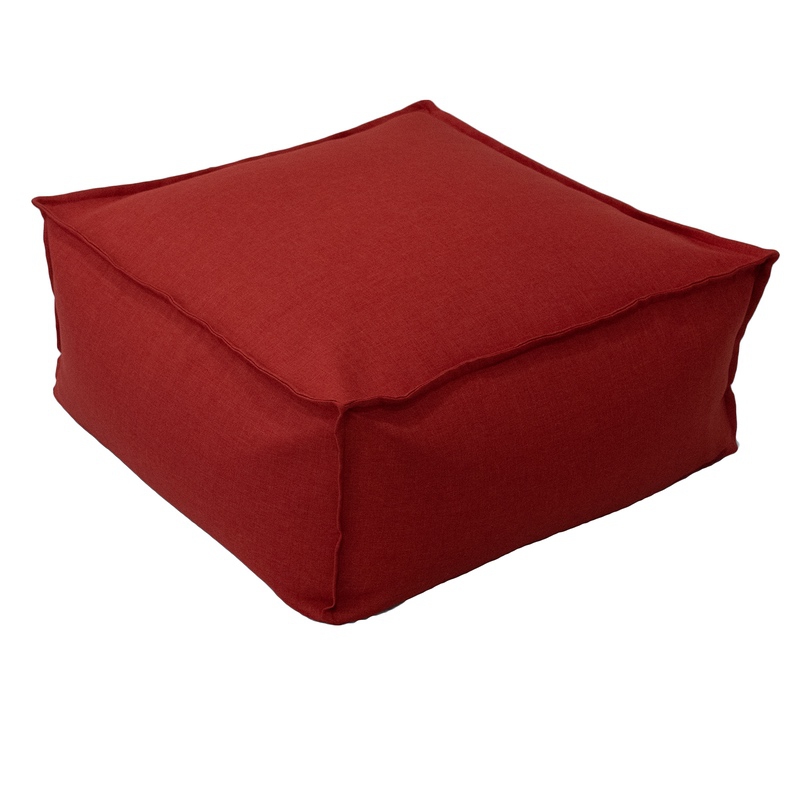 Mr Pouf Πουφ Loft Cuba Ferari Κόκκινο 70x70x30 100% POLYESTER - WATER REPELLENT