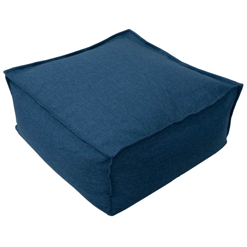 Mr Pouf Πουφ Loft Cuba Ferari Μπλε 70x70x30 100% POLYESTER - WATER REPELLENT