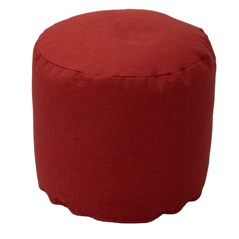 Mr Pouf Πουφ Tube Ferari Κόκκινο Φ.45 Χ 0,40 100% POLYESTER - WATER REPELLENT