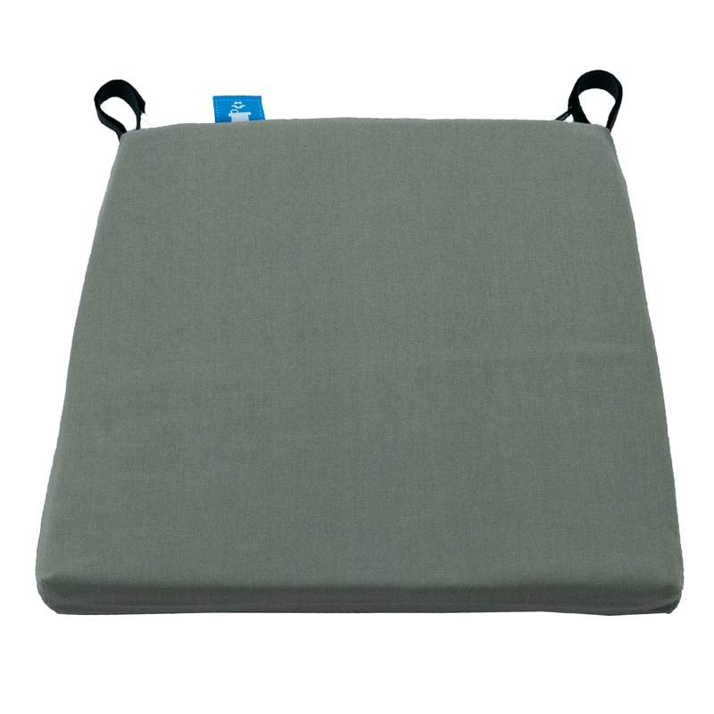 Mr Pouf Μαξιλάρι Καρέκλας - Velcro Acrylic Καφέ 40/35x40x4 100% POLYESTER - WATER REPELLENT